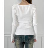 レースポイント リブニット/2026 SS COLLECTION | by muni:r | 詳細画像9 