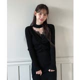 レースシャーリングニットトップス 2025 AW | by muni:r | 詳細画像10