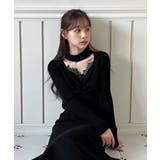 レースシャーリングニットトップス 2025 AW | by muni:r | 詳細画像13