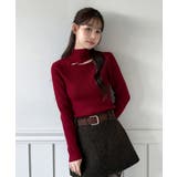 カットアウトスリムフィットニットカットソー 2025 AW | by muni:r | 詳細画像12 