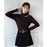 カットアウトスリムフィットニットカットソー 2025 AW | by muni:r | 詳細画像15 