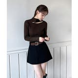 カットアウトスリムフィットニットカットソー 2025 AW | by muni:r | 詳細画像17 