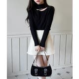 カットアウトスリムフィットニットカットソー 2025 AW | by muni:r | 詳細画像24 