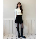 カットアウトスリムフィットニットカットソー 2025 AW | by muni:r | 詳細画像4 