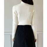 カットアウトスリムフィットニットカットソー 2025 AW | by muni:r | 詳細画像8 