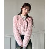 ハートキュービック ファー ニットカーディガン | by muni:r | 詳細画像28 