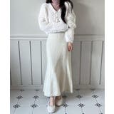 ハートキュービック ファー ニットカーディガン | by muni:r | 詳細画像5 