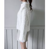 フラッフィーカラーボタンニットカーディガン 2025 AW | by muni:r | 詳細画像11 