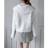 フラッフィーカラーボタンニットカーディガン 2025 AW | by muni:r | 詳細画像12 