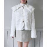 フラッフィーカラーボタンニットカーディガン 2025 AW | by muni:r | 詳細画像9 