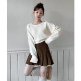 【着用動画あり 4色展開】レイヤード ニットボレロ | by muni:r | 詳細画像1 