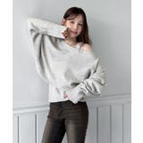 【着用動画あり 4色展開】レイヤード ニットボレロ | by muni:r | 詳細画像12 