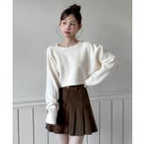 【着用動画あり 4色展開】レイヤード ニットボレロ | by muni:r | 詳細画像2 