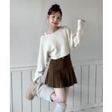 【着用動画あり 4色展開】レイヤード ニットボレロ | by muni:r | 詳細画像4 