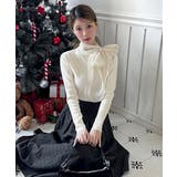 [2WAY] シフォンストラップニット/2025 AW COLLECTION | by muni:r | 詳細画像1 