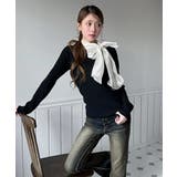 [2WAY] シフォンストラップニット/2025 AW COLLECTION | by muni:r | 詳細画像16 