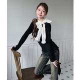 [2WAY] シフォンストラップニット/2025 AW COLLECTION | by muni:r | 詳細画像17 