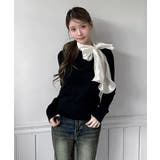 [2WAY] シフォンストラップニット/2025 AW COLLECTION | by muni:r | 詳細画像22 