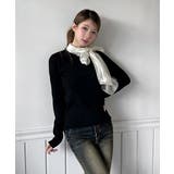 [2WAY] シフォンストラップニット/2025 AW COLLECTION | by muni:r | 詳細画像23 