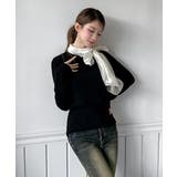 [2WAY] シフォンストラップニット/2025 AW COLLECTION | by muni:r | 詳細画像24 