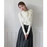 [2WAY] シフォンストラップニット/2025 AW COLLECTION | by muni:r | 詳細画像4 