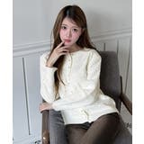 【着用動画あり 2色展開】クラシックパールニットカーディガン 2025 | by muni:r | 詳細画像1 