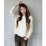 【着用動画あり 2色展開】クラシックパールニットカーディガン 2025 | by muni:r | 詳細画像4 