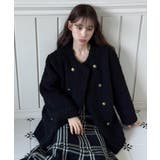 プードルファーダブルボタンジャケット/2025 AW COLLECTION | by muni:r | 詳細画像12