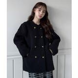 プードルファーダブルボタンジャケット/2025 AW COLLECTION | by muni:r | 詳細画像14