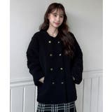 プードルファーダブルボタンジャケット/2025 AW COLLECTION | by muni:r | 詳細画像15