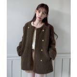 プードルファーダブルボタンジャケット/2025 AW COLLECTION | by muni:r | 詳細画像22