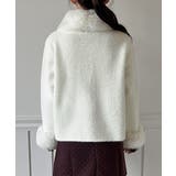 ファートリミングショートニットコート 2025 AW | by muni:r | 詳細画像11