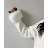 ファートリミングショートニットコート 2025 AW | by muni:r | 詳細画像13