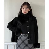 ファートリミングショートニットコート 2025 AW | by muni:r | 詳細画像16