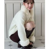 ファートリミングショートニットコート 2025 AW | by muni:r | 詳細画像5