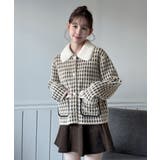 配色ポケット ハウンドトゥースニットジャケット 2025 | by muni:r | 詳細画像12