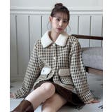 配色ポケット ハウンドトゥースニットジャケット 2025 | by muni:r | 詳細画像13