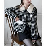 配色ポケット ハウンドトゥースニットジャケット 2025 | by muni:r | 詳細画像6