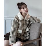 配色ポケット ハウンドトゥースニットジャケット 2025 | by muni:r | 詳細画像7