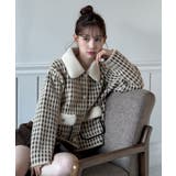 配色ポケット ハウンドトゥースニットジャケット 2025 | by muni:r | 詳細画像8