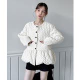 ドット柄ダウンジャケット 2025 AW | by muni:r | 詳細画像1 