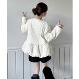 ドット柄ダウンジャケット 2025 AW | by muni:r | 詳細画像3 