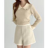 【着用動画あり 4色 2サイズ展開】クラシックウールショートパンツ | by muni:r | 詳細画像22 