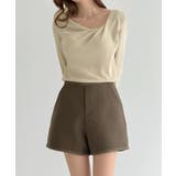 【着用動画あり 4色 2サイズ展開】クラシックウールショートパンツ | by muni:r | 詳細画像6 