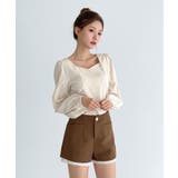 レースヘムポイントショートパンツ/2026 SS COLLECTION | by muni:r | 詳細画像9 