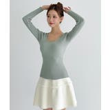 ソフトレースフレアニットスカート/2026 SS COLLECTION | by muni:r | 詳細画像4 