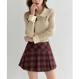 【着用動画あり 3色 2サイズ展開】クラシックチェックプリーツミニスカート | by muni:r | 詳細画像20 