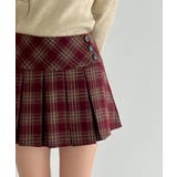 【着用動画あり 3色 2サイズ展開】クラシックチェックプリーツミニスカート | by muni:r | 詳細画像25 