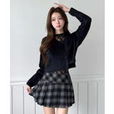 【着用動画あり 3色 2サイズ展開】クラシックチェックプリーツミニスカート | by muni:r | 詳細画像4 