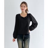 バックリボンストラップ ブラウス/2026 SS COLLECTION | by muni:r | 詳細画像12 